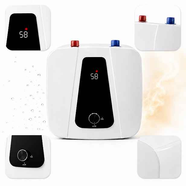 Ohřívač vody pod umyvadlo 15 l Florida Led displej horní přípojka