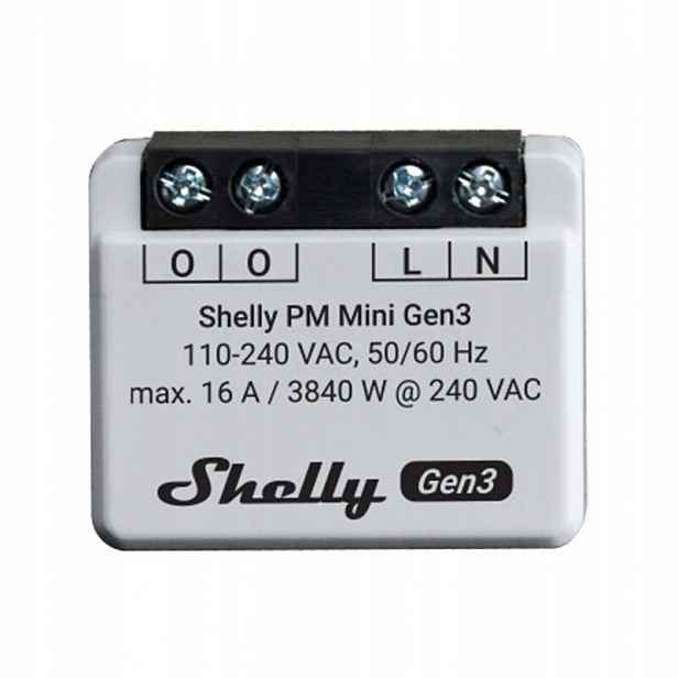 Ovladač Shelly Pm Mini Gen3