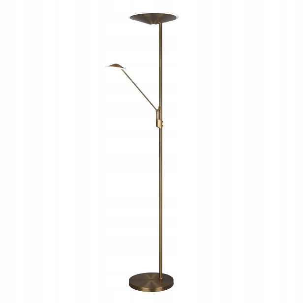 Trio Stojací Led lampa Brantford Zlatá, 30 W, stmívatelná, 3500 lm