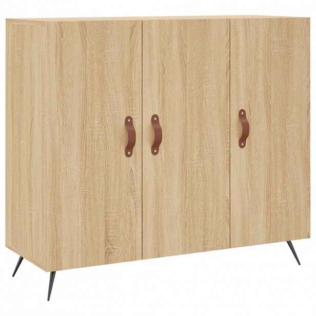 vidaXL Příborník dub sonoma 90 x 34 x 80 cm kompozitní dřevo