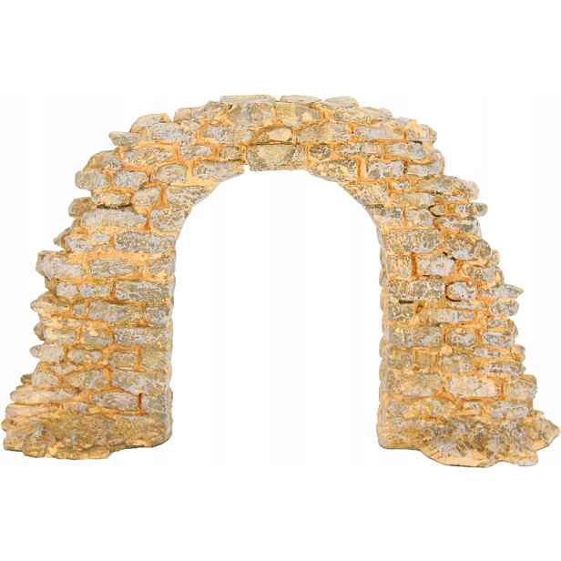 Brána (vzhled kamene), pro dekoraci Betlému 14,5 cm vysoká, pro figurky 6-12 cm
