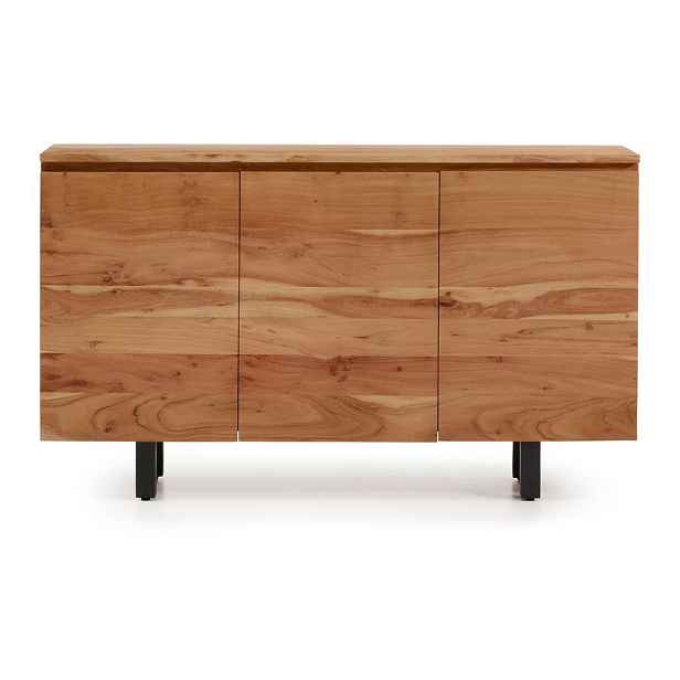 Komoda z masivu akácie v přírodní barvě 150x88x40 cm Uxue – Kave Home