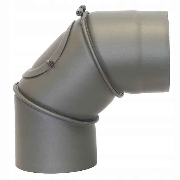 Kouřové koleno komínové nastavitelné 90° fi 180 mm