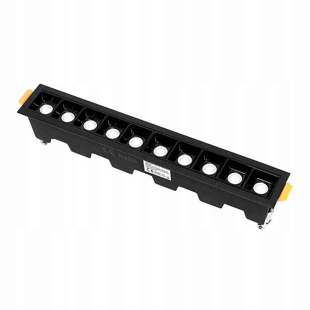 Lineární Led podomítková lampa 20W 4000K černá