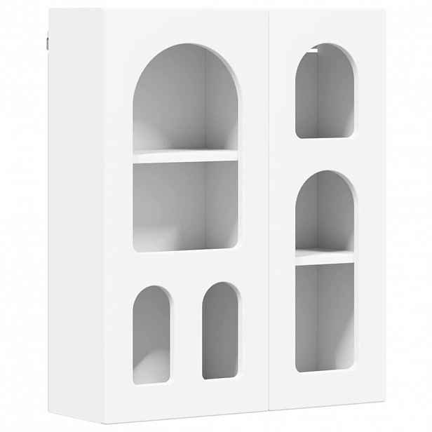 vidaXL Závěsná skříňka ELST Bílá 59 x 20 x 71,5 cm Kompozitní dřevo