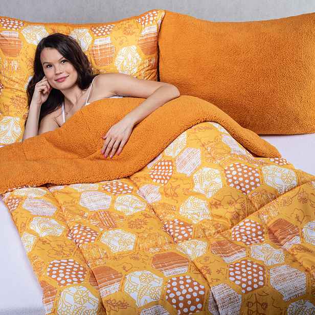 Beránková souprava z mikrovlákna Dual Feel MALVINA