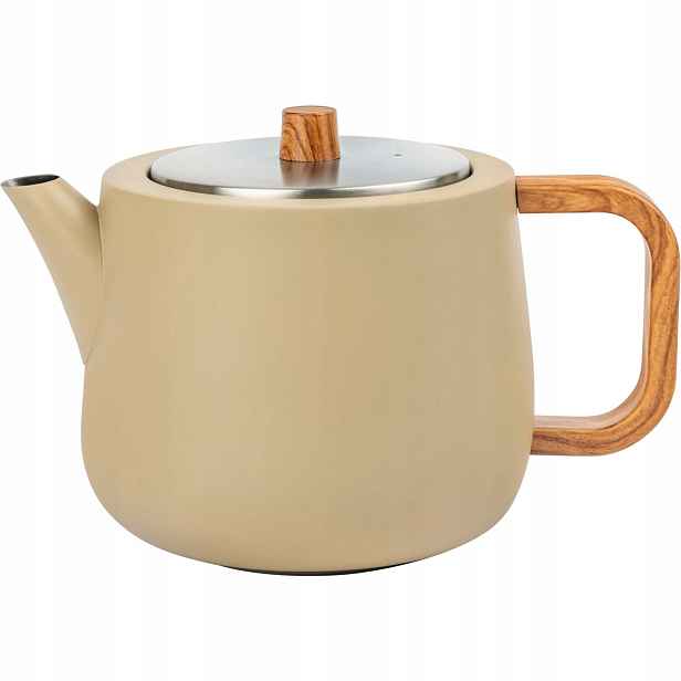Bredemeijer Facet Čajová konvice, dvoustěnná, béžová, objem 1,1 l