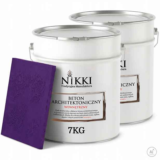 Dekorativní omítka se strukturou Betonu Vnitřní 2 x 7 kg Fialová H2711 Uv