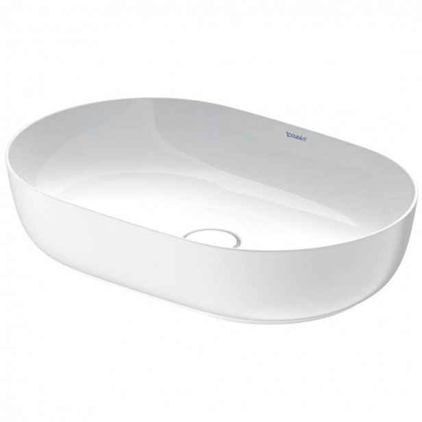Duravit Luv - Umyvadlo na desku, 60x40 cm, bez přepadu, bílá/matná bílá 0379602600