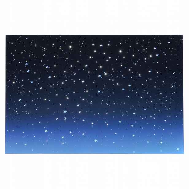 Led pozadí „nebe“ pro vánoční betlém 60 x 40 cm s dotykovým spínačem