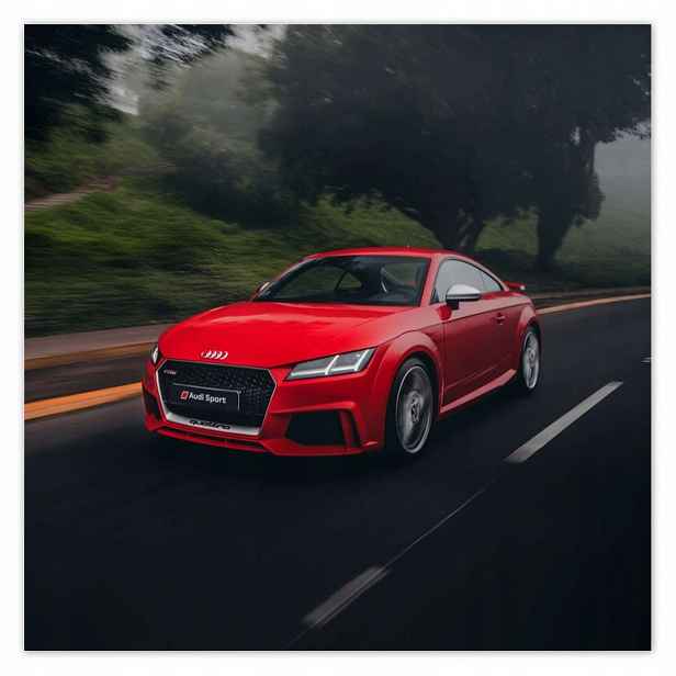 Plakáty 140x140 Červené Audi Auto