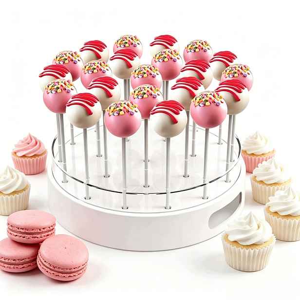 Stojan Na Cake Pop 22 Otvorů 100 Akrylových Tyčinek
