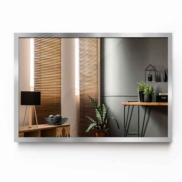 TULUP ZRCADLO v rámu stříbrné 40x60 cm