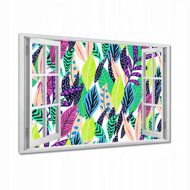 Obrazy 120x80 Barevná kompozice listů
