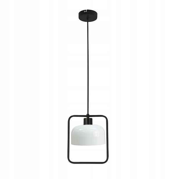 Candellux Zodiac závěsná lampa černobílá rámeček 1xE27 40W IP20