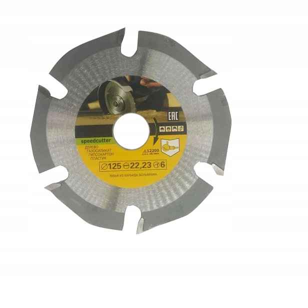 Kotouč Tct karbid na dřevo 125 mm 22,23 mm 6 zubů