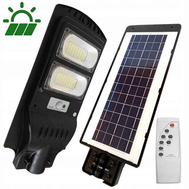 Led Pouliční Lampa 100 W, Solární Lampa S Dálkovým Ovládáním