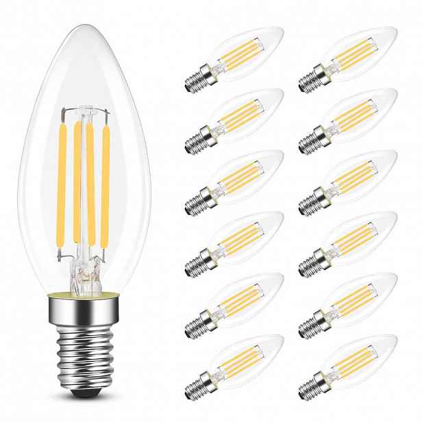 Nettlife LED žárovky E14 4W (balení 12 ks)