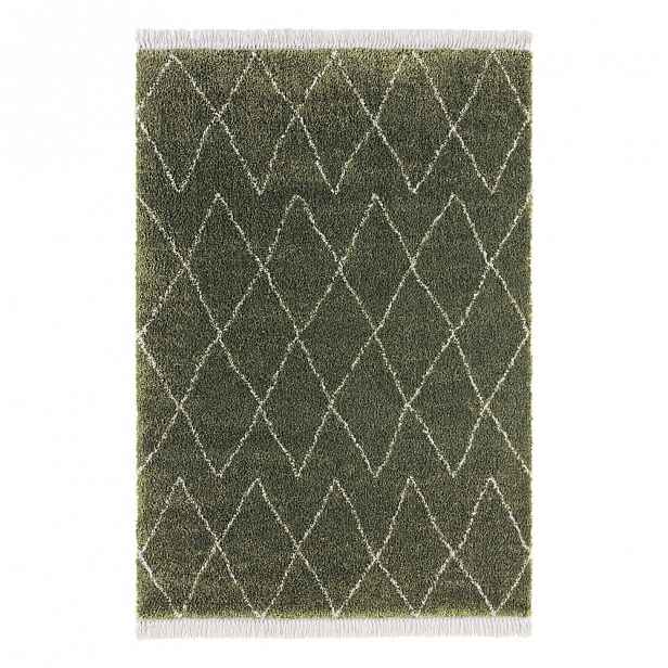 Zelený koberec Mint Rugs Jade, 80 x 150 cm