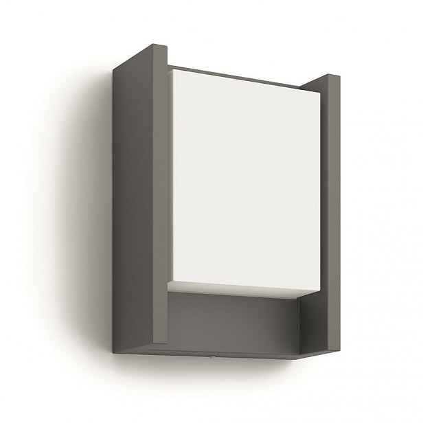 Svítidlo LED Philips Arbour 4000K, 6W, IP44, antracit
