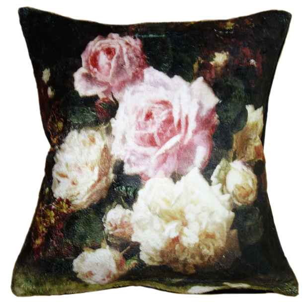 Povlak na polštář s květinami Manon - 45*45 cm Clayre & Eef