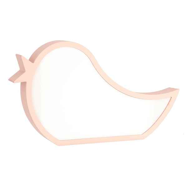 Růžová dětská lampička Bird – Candellux Lighting