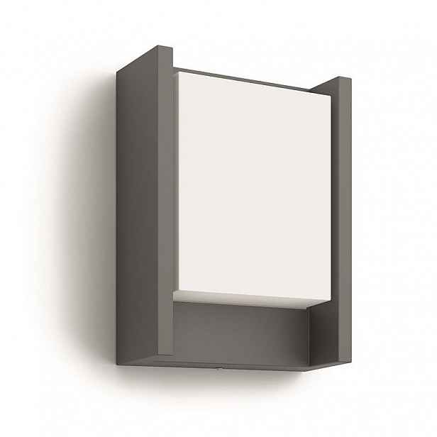 Svítidlo LED Philips Arbour 4000K, 6W, IP44, antracit