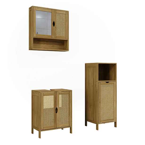 Vicco BADMÖBEL-SET Liora, Bambus, 3dílná