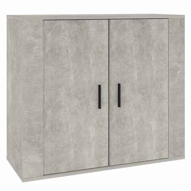 vidaXL Příborník betonově šedý 80x33x70 cm kompozitní dřevo