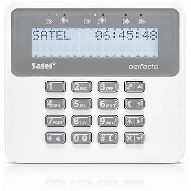 Bezdrátový manipulátor Satel Perfecta Prf-lcd-wrl s LCD displejem