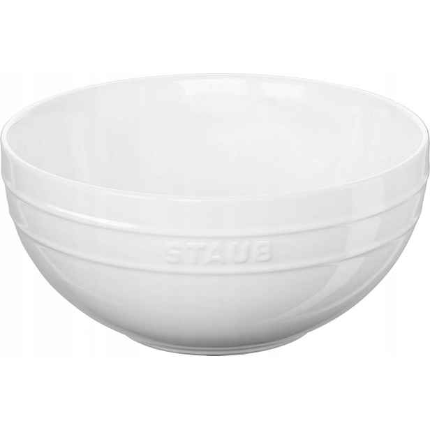 Staub Serving Miska kulatá 24 cm, bílá