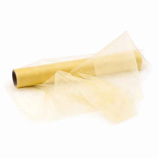 Stuha organza zlatá 36 × 920 cm