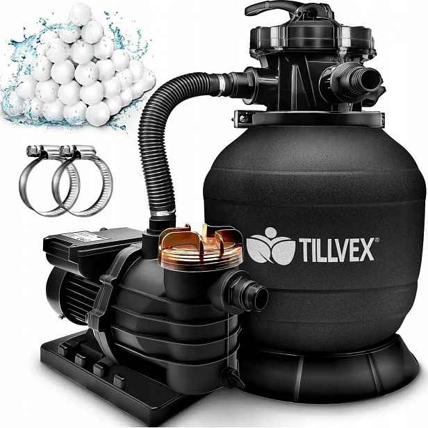 Tillvex Systém Pískových Filtrů Do Bazénu 10 m³/h 800 G