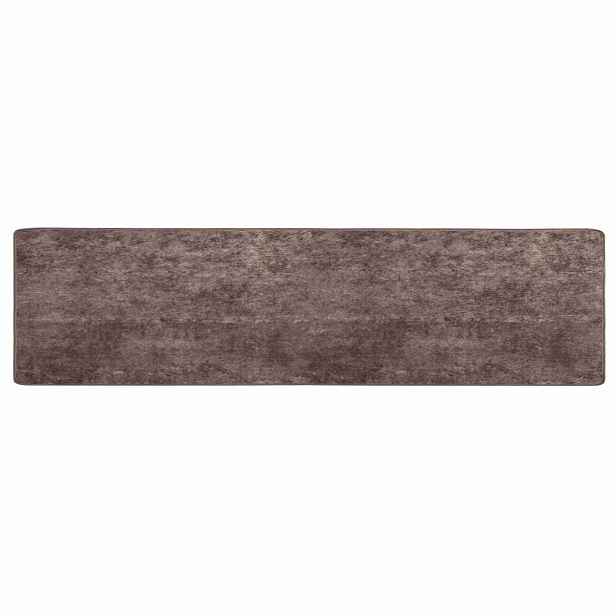 vidaXL Běhoun MARSA Šedá 80 x 400 cm Polyester a PVC