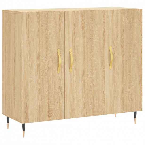 vidaXL Příborník dub sonoma 90 x 34 x 80 cm kompozitní dřevo