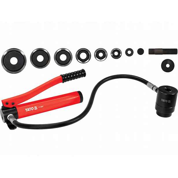 Hydraulický Vykrajovač Otvorů Do Plechu 22-60 MM Síla 6 T Max 4 MM Yato