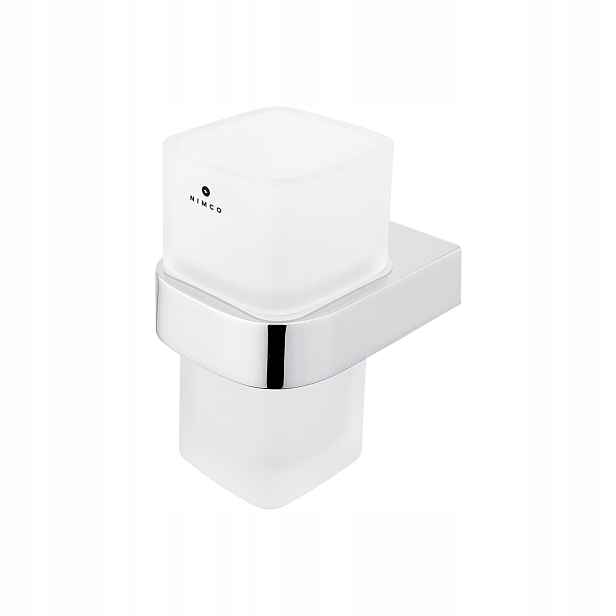 Nimco Nikau chrom držák na kartáčky, nerez sklo Patent design Nk 30058H-26
