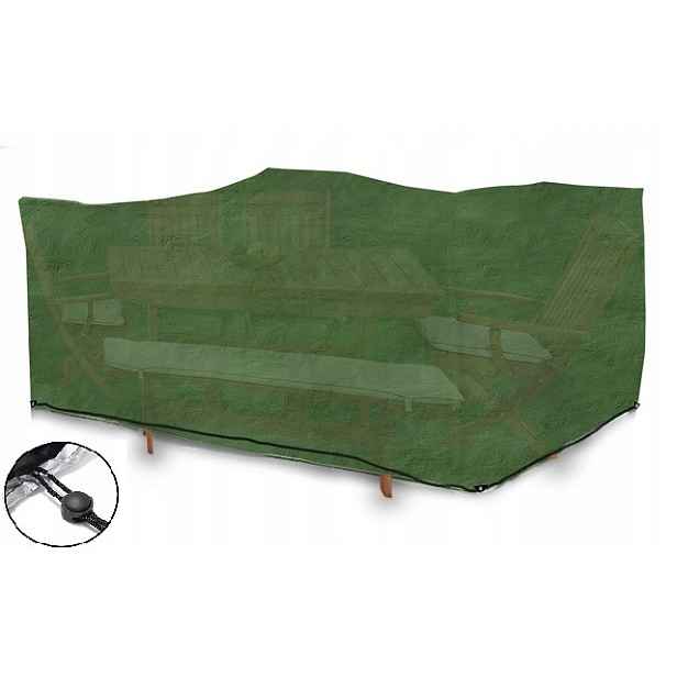 Obal Na Zahradní Nábytek Set Zelený voděodolný Stůl 450x350x75