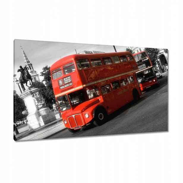 Obrazy 120x70 Červený autobus