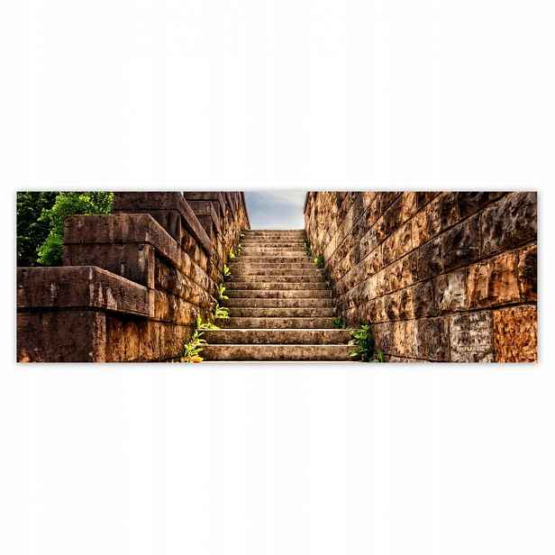 Plakáty 200x66 Kamenné schody Zeď