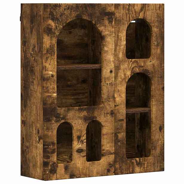 vidaXL Závěsná skříňka s policí ELST Kouřový dub 59 x 20 x 71,5 cm