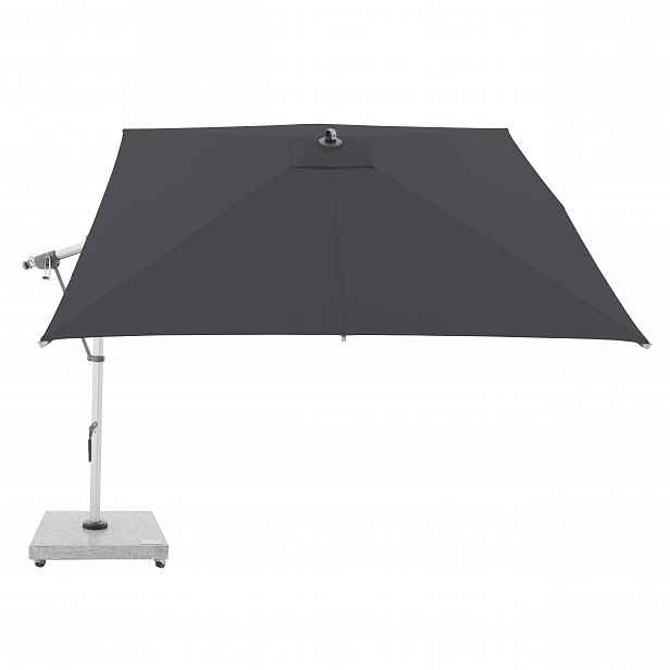 Zahradní výkyvný slunečník s boční tyčí Doppler EXPERT 3 x 3 m, antracit DP465247T840