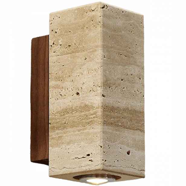 Kamenná Nástěnná Lampa, Vnitřní Led Nástěnné Svítidlo, Moderní Travertin, Neutrální Barva