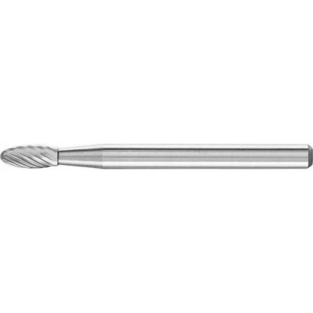 Malá stopková fréza ve tvaru plamene 3B 0307 5 3 mm 3x7 mm Pferd