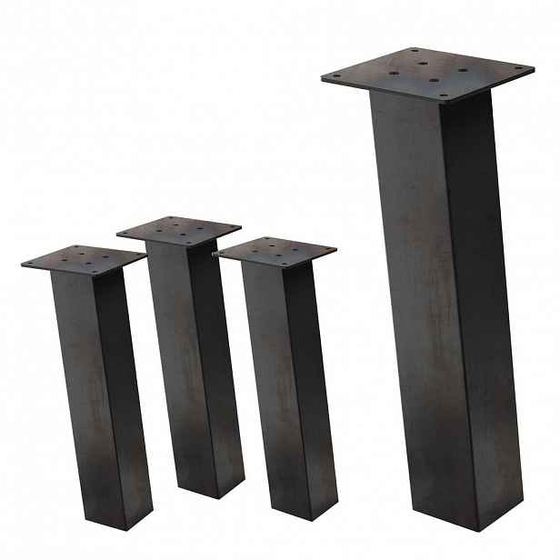 ML-DESIGN STOLOVÉ NOHY, sada 4 ks, design I-96GRAD, výška 42 cm, průmyslový styl, 8 x 8 cm