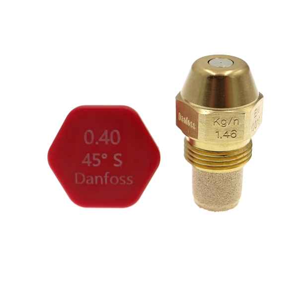 Tryska Danfoss pro olejové hořáky 0,40 USgal/h 45°S 1,46 Kg/h