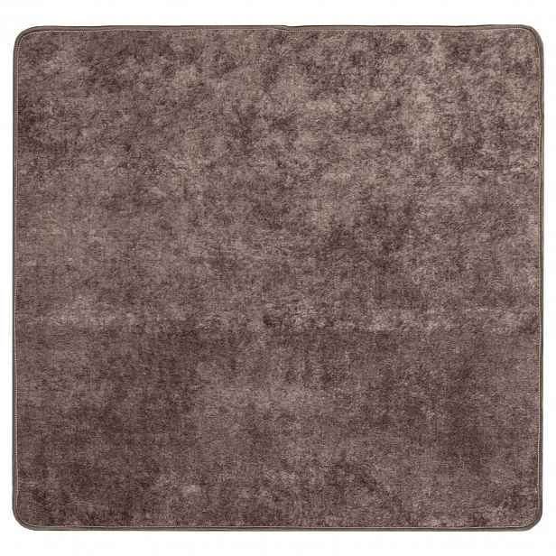 vidaXL Běhoun MARSA Šedá 100 x 100 cm Polyester a PVC