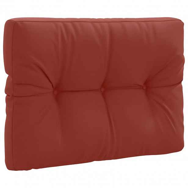 vidaXL Polštář na paletu VIANEN 100% polyester Červená 70 x 50 x 12 cm