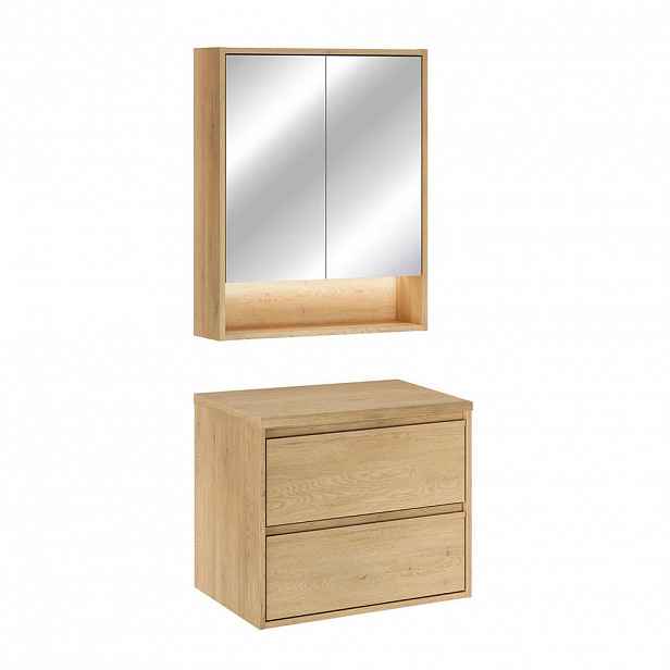 Petits-meubles KOUPELNOVÝ NÁBYTEK 60cm Edmé 2er-Set Dřevo
