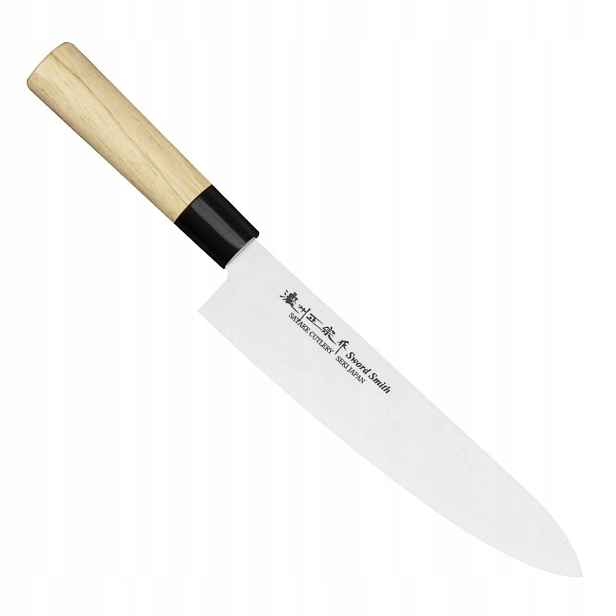 Satake Misaki Japonský ostrý Nůž Kuchyňský šéfkuchař 56-58 Hrc 21 cm